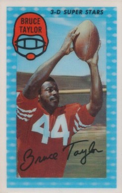 1971 Kellogg's Bruce Taylor #32 Football Card
