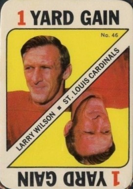 1971 Topps Game Cards Larry Wilson #46 Football Card