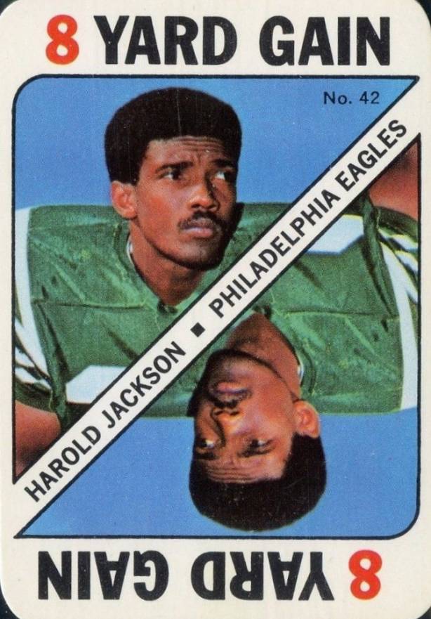 1971 Topps Game Cards Harold Jackson #42 Football Card