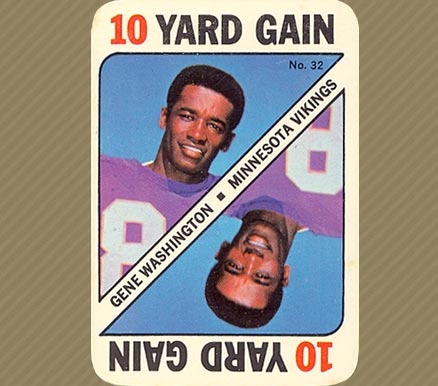 1971 Topps Game Cards Gene Washington #32 Football Card