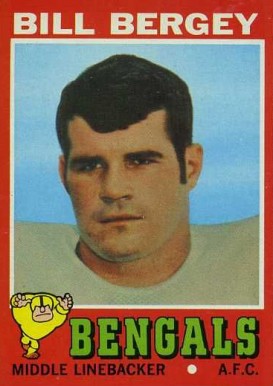 1971 Topps Bill Bergey #155 Football Card