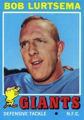 1971 Topps Bob Lurtsema #241 Football Card