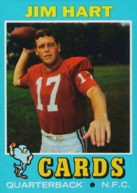 1971 Topps Jim Hart #47 Football Card