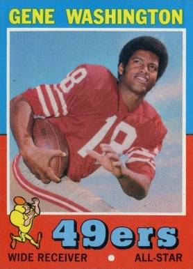 1971 Topps Gene Washington #165 Football Card