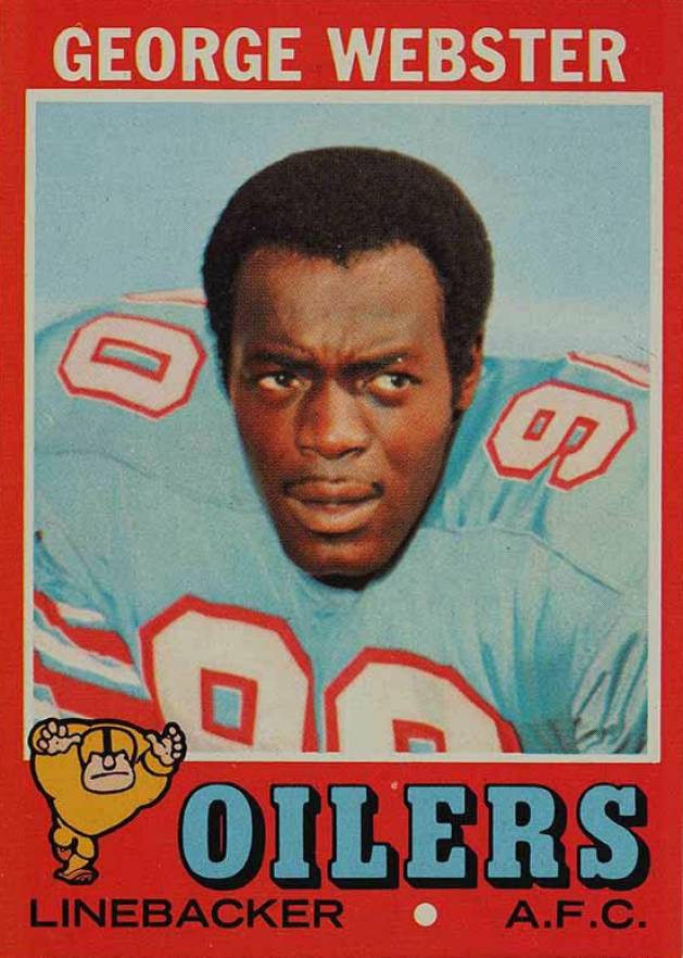 1971 Topps George Webster #197 Football Card
