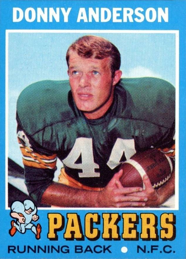 1971 Topps Donny Anderson #162 Football Card