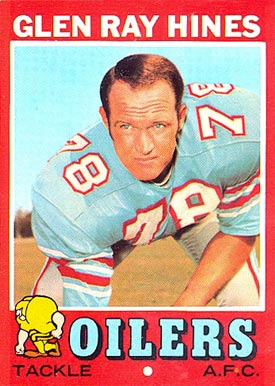 1971 Topps Glenn Ray Hines #219 Football Card
