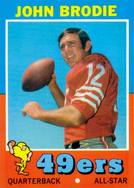 1971 Topps John Brodie #100 Football Card