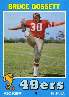 1971 Topps Bruce Gossett #77 Football Card