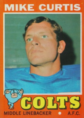 1971 Topps Mike Curtis #80 Football Card