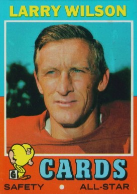 1971 Topps Larry Wilson #20 Football Card