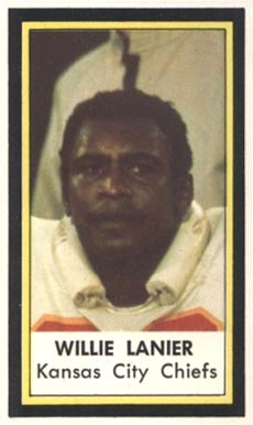 1971 Dell Willie Lanier #29 Football Card