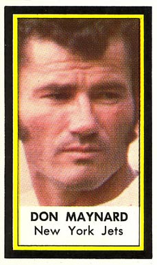 1971 Dell Don Maynard #33 Football Card