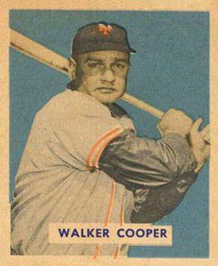 1949 Bowman Walker Cooper #117 Baseball Card