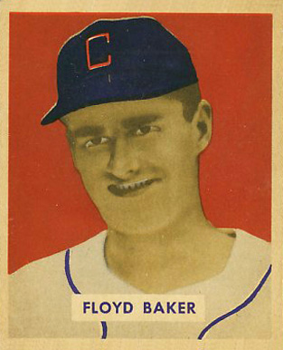 1949 Bowman Floyd Baker #119 Baseball Card