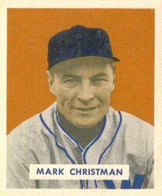 1949 Bowman Mark Christman #121 Baseball Card