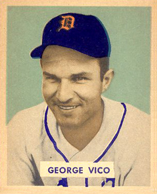 1949 Bowman George Vico #122 Baseball Card