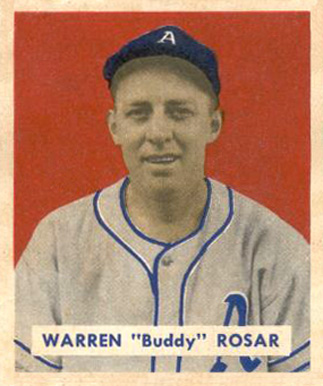 1949 Bowman Buddy Rosar #138 Baseball Card