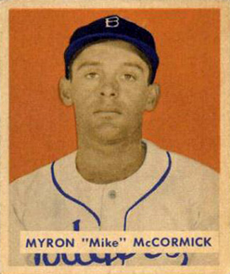 1949 Bowman Myron "Mike" McCormick #146 Baseball Card