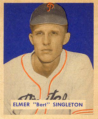 1949 Bowman Elmer Singleton #147 Baseball Card