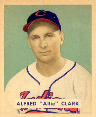 1949 Bowman Allie Clark #150 Baseball Card