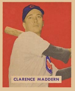 1949 Bowman Clarence Maddern #152 Baseball Card