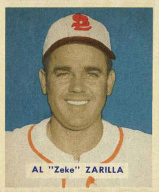 1949 Bowman Al Zarilla #156 Baseball Card