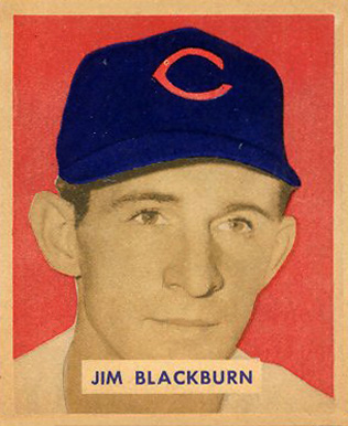 1949 Bowman Jim Blackburn #160 Baseball Card