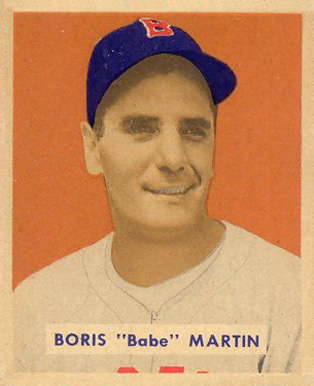 1949 Bowman Babe Martin #167 Baseball Card