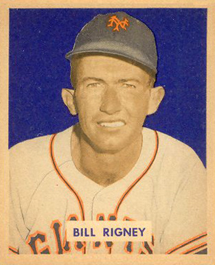 1949 Bowman Bill Rigney #170 Baseball Card