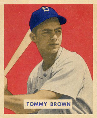 1949 Bowman Tommy Brown #178 Baseball Card