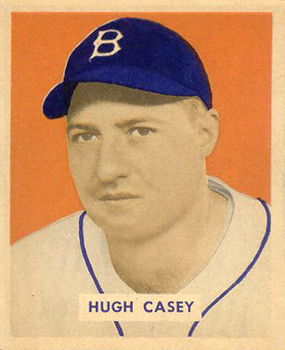 1949 Bowman Hugh Casey #179 Baseball Card