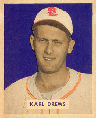 1949 Bowman Karl Drews #188 Baseball Card