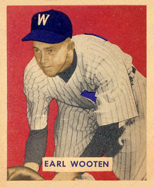 1949 Bowman Earl Wooten #189 Baseball Card