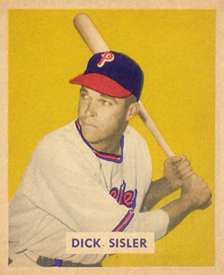 1949 Bowman Dick Sisler #205 Baseball Card