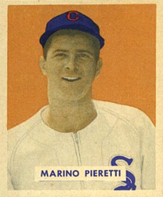 1949 Bowman Marino Pieretti #217 Baseball Card