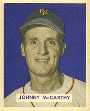 1949 Bowman Johnny McCarthy #220 Baseball Card