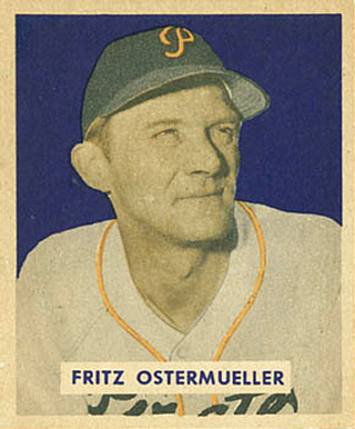 1949 Bowman Fritz Ostermueller #227 Baseball Card