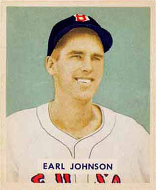 1949 Bowman Earl Johnson #231 Baseball Card