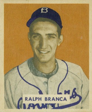 1949 Bowman Ralph Branca #194 Baseball Card