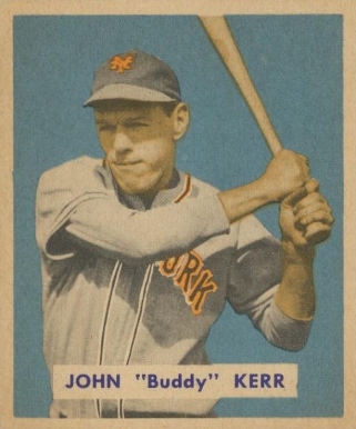 1949 Bowman Buddy Kerr #186 Baseball Card
