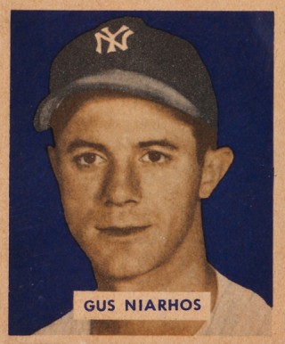 1949 Bowman Gus Niarhos #181 Baseball Card
