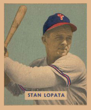 1949 Bowman Stan Lopata #177 Baseball Card