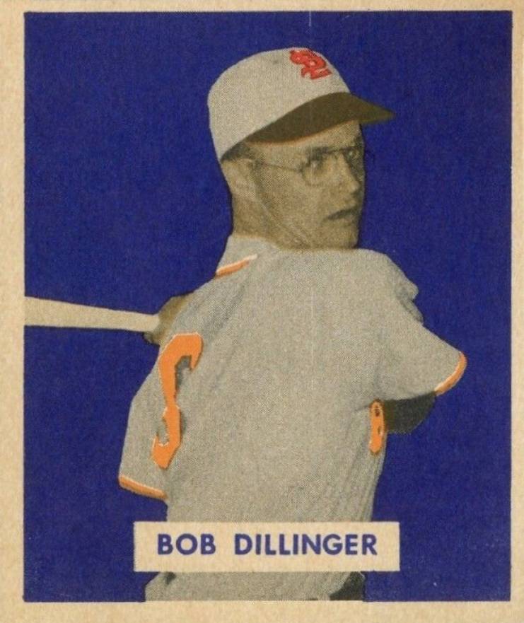 1949 Bowman Bob Dillinger #143s Baseball Card