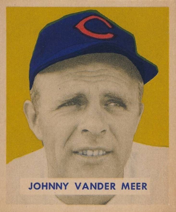 1949 Bowman Johnny Vander Meer #128 Baseball Card