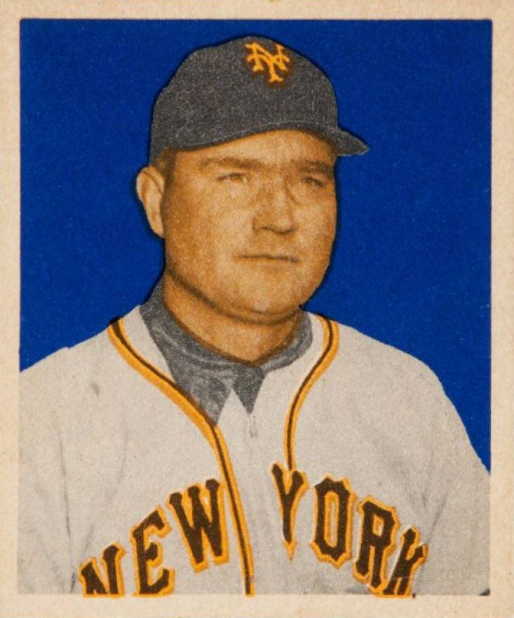 1949 Bowman Johnny Mize #85nn Baseball Card