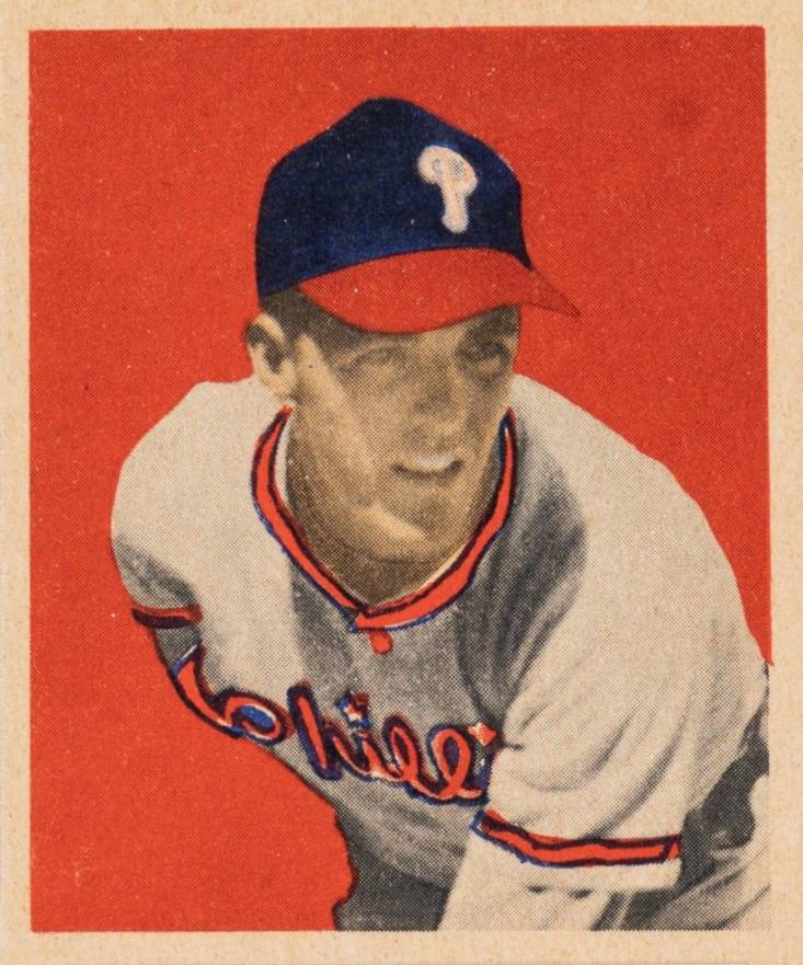 1949 Bowman Curt Simmons #14 Baseball Card