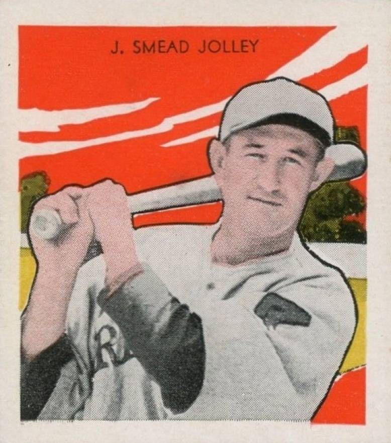 1933 Tattoo Orbit J. Smead Jolley # Baseball Card