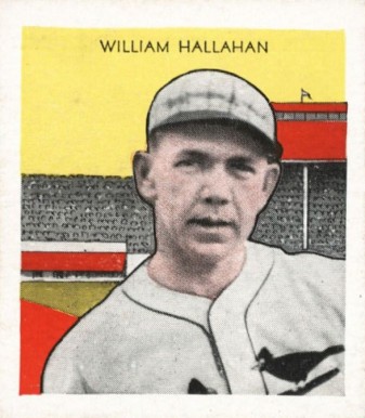 1933 Tattoo Orbit William Hallahan # Baseball Card