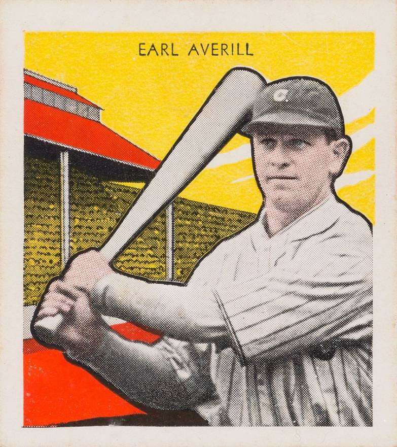 1933 Tattoo Orbit Earl Averill # Baseball Card
